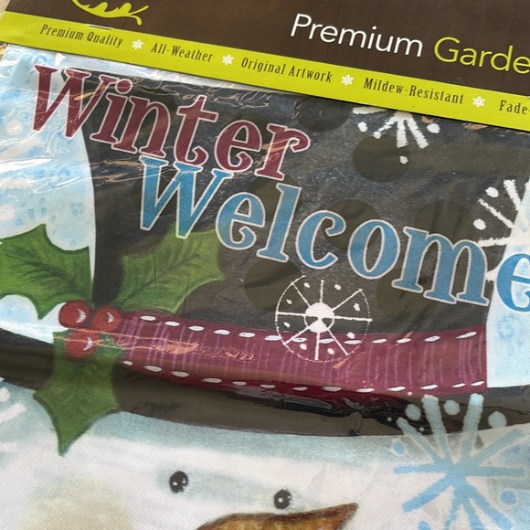 Briarwood Lane Snowman Flag Winter Wonderland Holiday Christmas - Picture 4 of 6